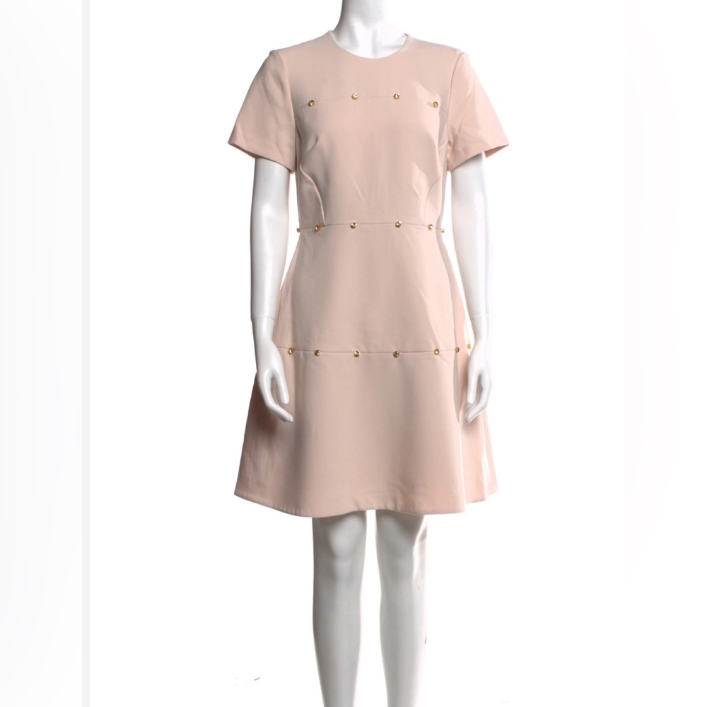 KATE SPADE NEW YORK Crew Neck Mini Dress Light Pink